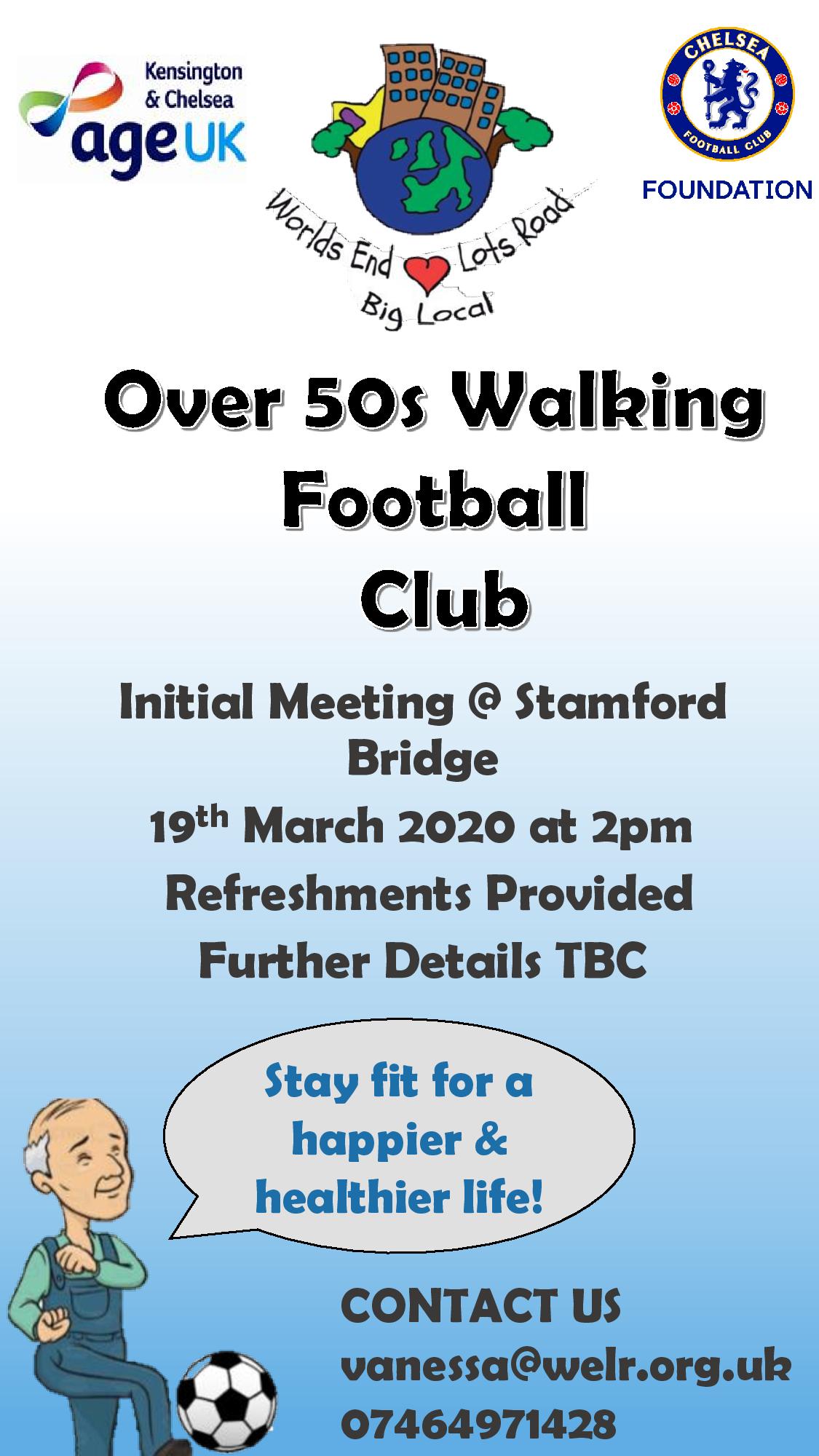 WALKING FOOTBALL – Worlds End and Lots Road Big Local